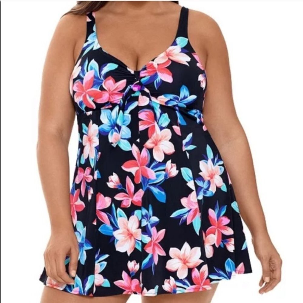 18 Swim Solutions Swim Dress H06 5432‎